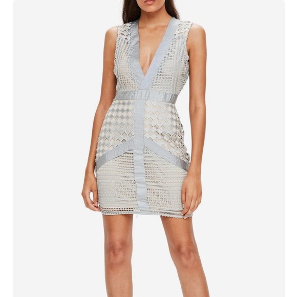 missguided lace bodycon dress